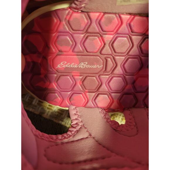 Eddie Bauer Cascadia Hot Pink Tie Dye adjustable Girls River sandals size 4M NWT - Picture 8 of 8